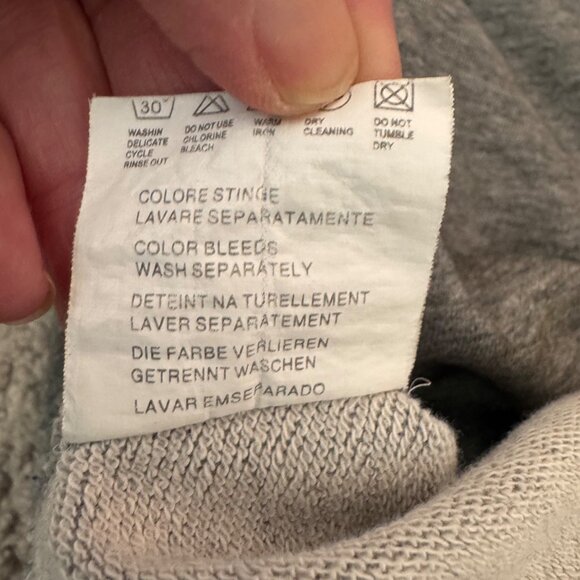 Moncler Mens Track Jacket Hooded Full Zip Sz 4XL Gray Tricolor Stripe Trim - Picture 7 of 11